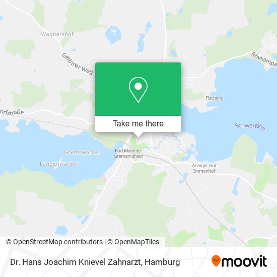 Dr. Hans Joachim Knievel Zahnarzt map