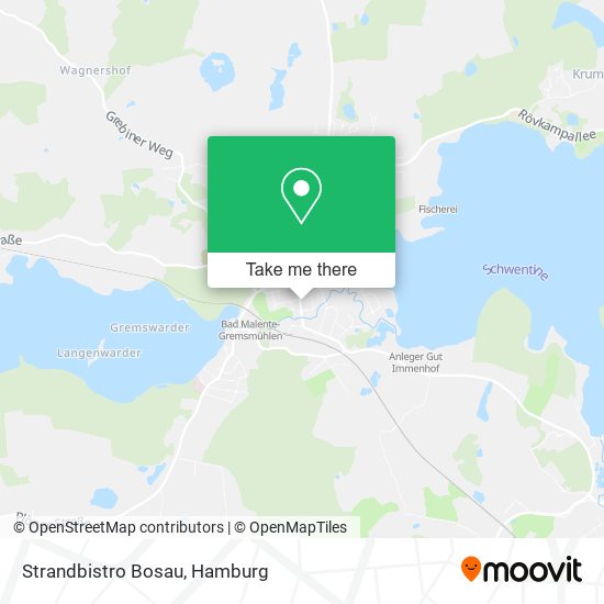 Strandbistro Bosau map