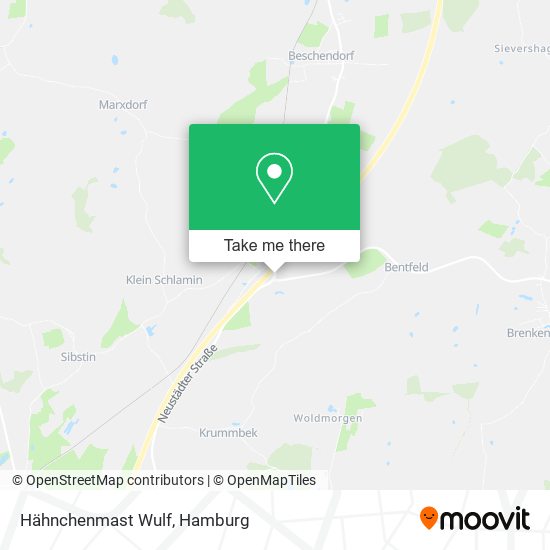 Hähnchenmast Wulf map