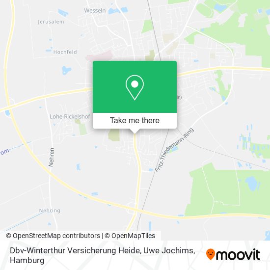 Dbv-Winterthur Versicherung Heide, Uwe Jochims map