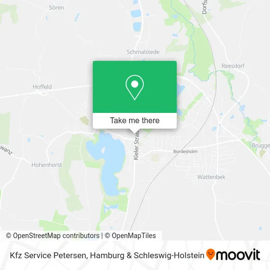 Карта Kfz Service Petersen