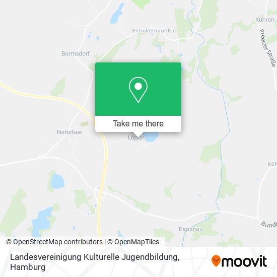 Landesvereinigung Kulturelle Jugendbildung map