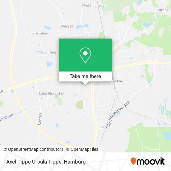 Карта Axel Tippe Ursula Tippe