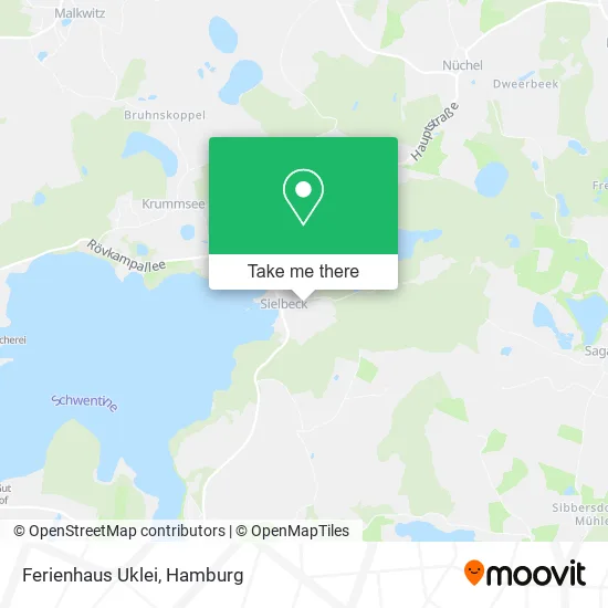 Карта Ferienhaus Uklei