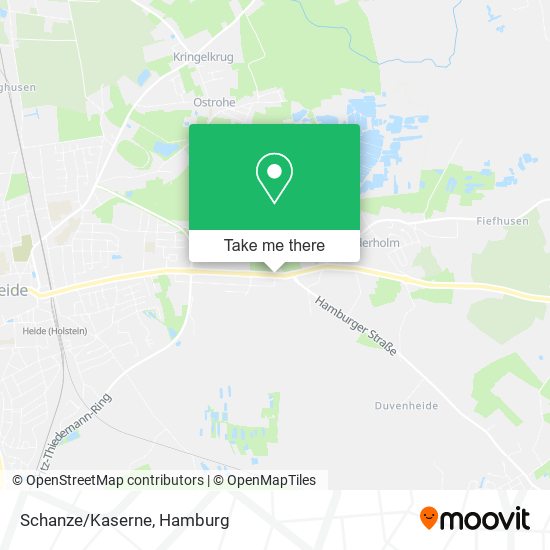 Карта Schanze/Kaserne