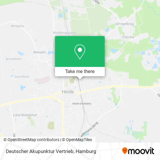 Карта Deutscher Akupunktur Vertrieb