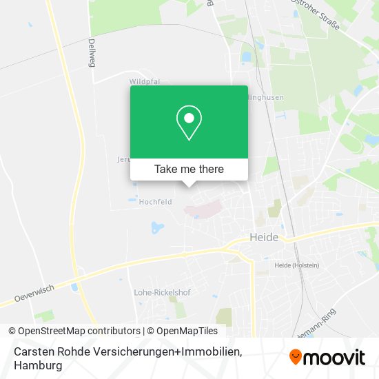 Carsten Rohde Versicherungen+Immobilien map