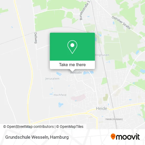 Карта Grundschule Wesseln