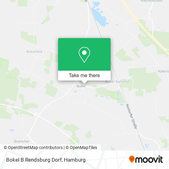 Bokel B Rendsburg Dorf map
