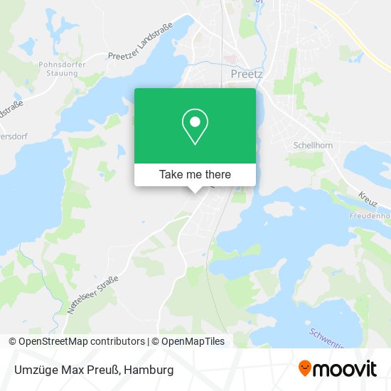 Umzüge Max Preuß map