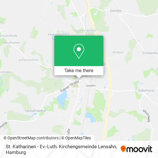Карта St. Katharinen - Ev.-Luth. Kirchengemeinde Lensahn