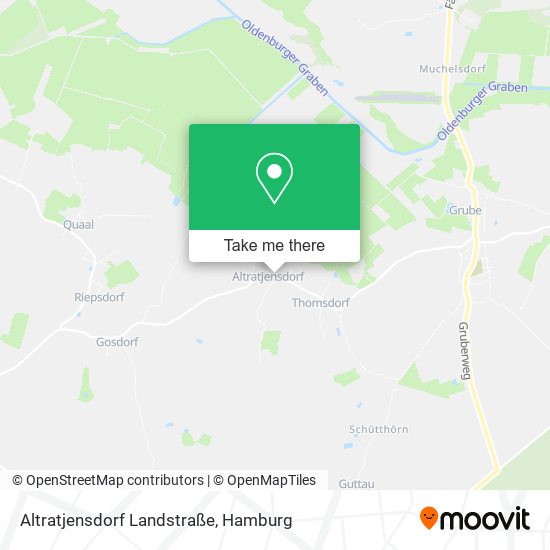 Altratjensdorf Landstraße map