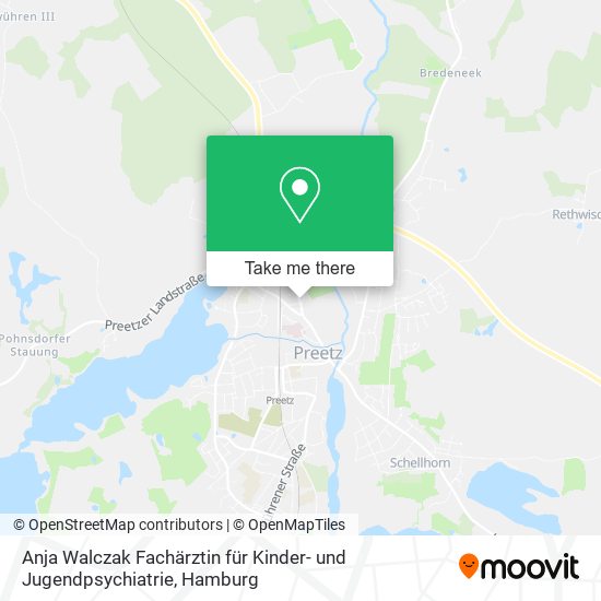 Anja Walczak Fachärztin für Kinder- und Jugendpsychiatrie map