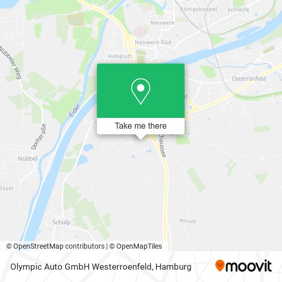 Карта Olympic Auto GmbH Westerroenfeld