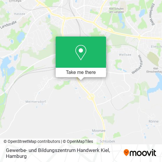 Gewerbe- und Bildungszentrum Handwerk Kiel map