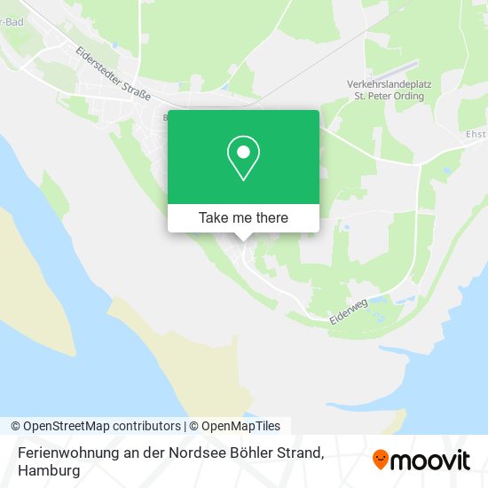 Ferienwohnung an der Nordsee Böhler Strand map