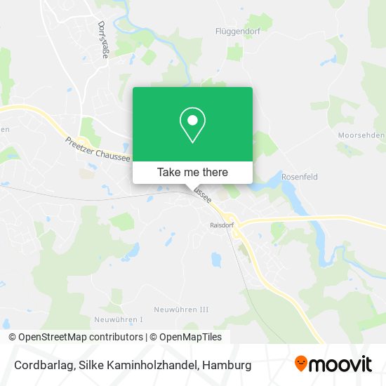 Cordbarlag, Silke Kaminholzhandel map