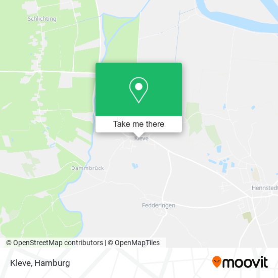 Kleve map