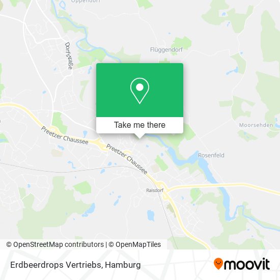 Erdbeerdrops Vertriebs map