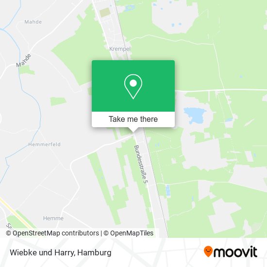 Wiebke und Harry map