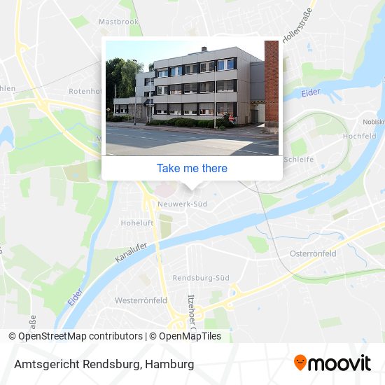 Карта Amtsgericht Rendsburg