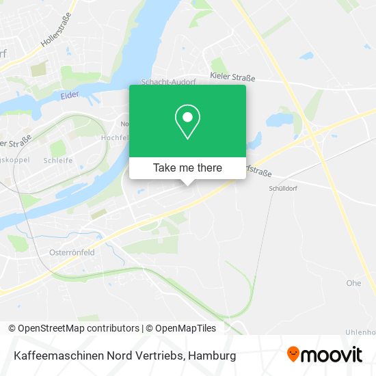 Kaffeemaschinen Nord Vertriebs map