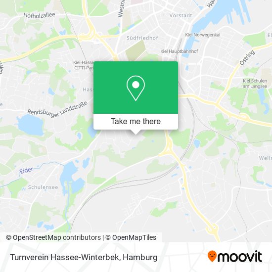 Turnverein Hassee-Winterbek map