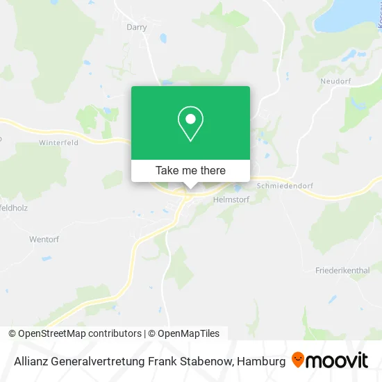 Карта Allianz Generalvertretung Frank Stabenow