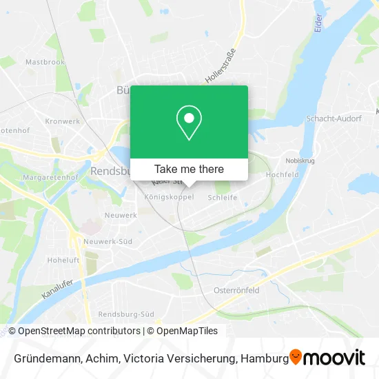 Карта Gründemann, Achim, Victoria Versicherung