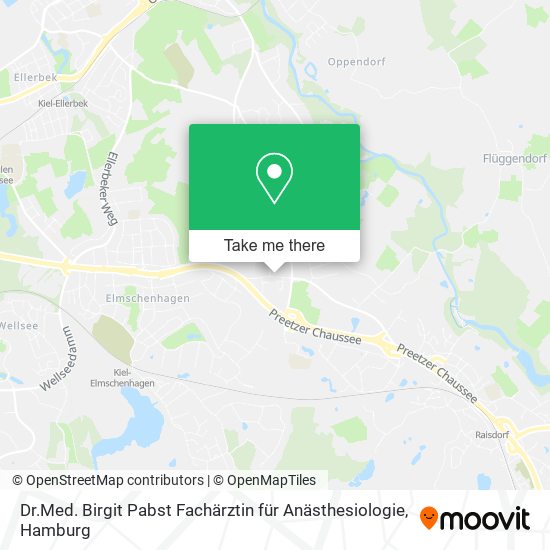 Dr.Med. Birgit Pabst Fachärztin für Anästhesiologie map