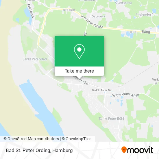 Карта Bad St. Peter Ording