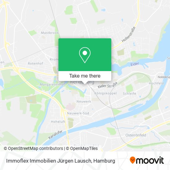 Карта Immoflex Immobilien Jürgen Lausch