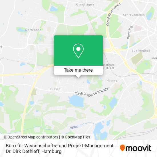 Büro für Wissenschafts- und Projekt-Management Dr. Dirk Dethleff map