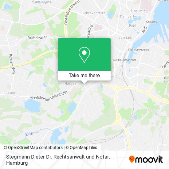 Stegmann Dieter Dr. Rechtsanwalt und Notar map