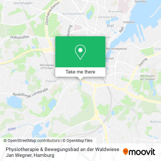 Physiotherapie & Bewegungsbad an der Waldwiese Jan Wegner map