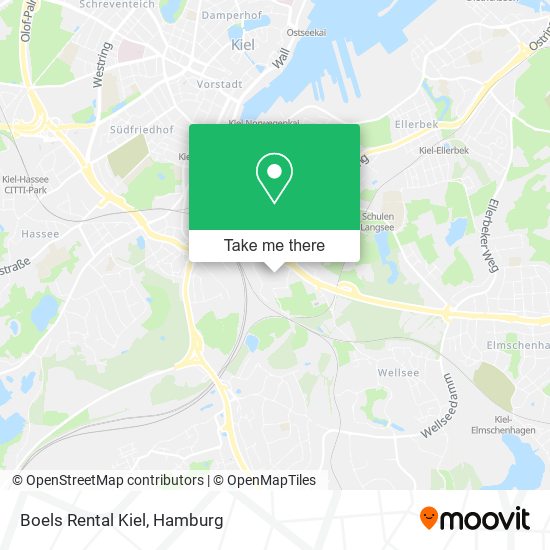 Boels Rental Kiel map