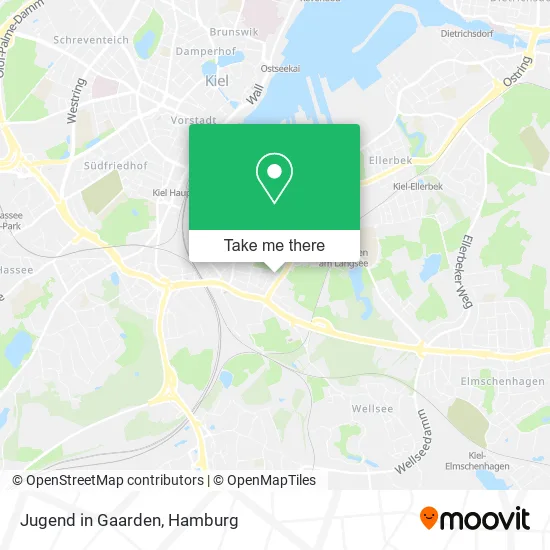 Карта Jugend in Gaarden
