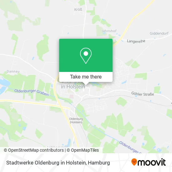 Карта Stadtwerke Oldenburg in Holstein