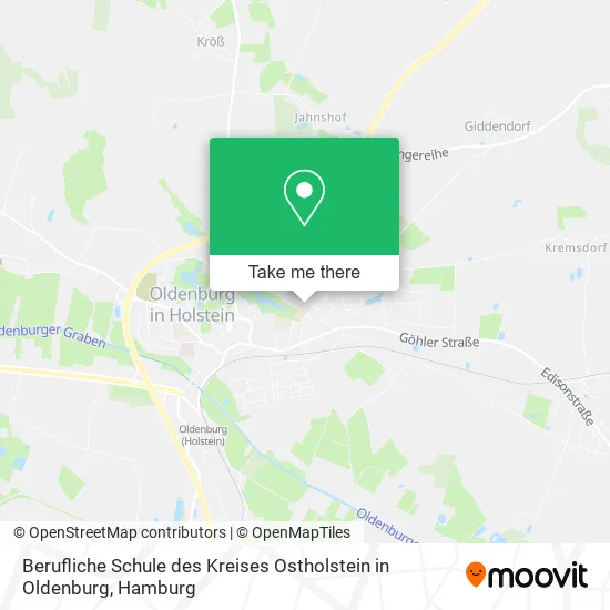 Карта Berufliche Schule des Kreises Ostholstein in Oldenburg