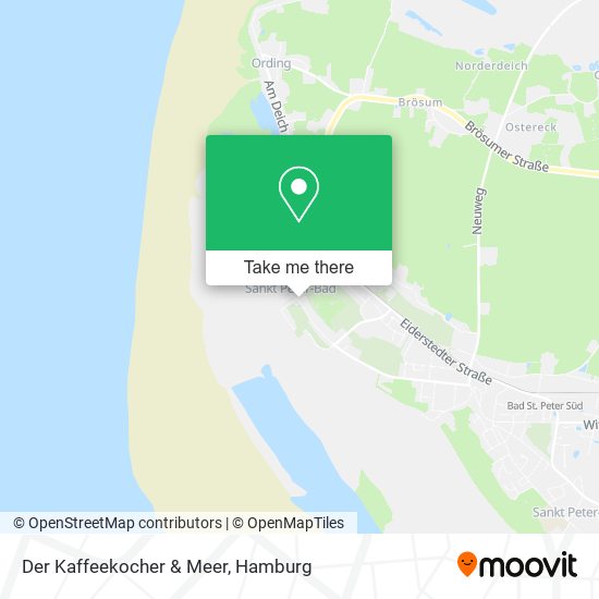 Der Kaffeekocher & Meer map