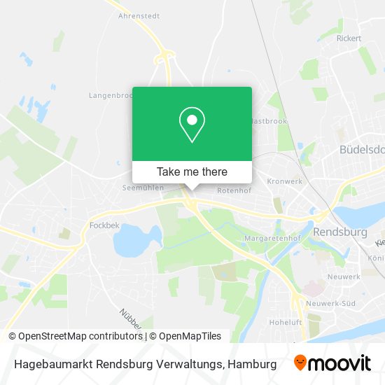 Hagebaumarkt Rendsburg Verwaltungs map