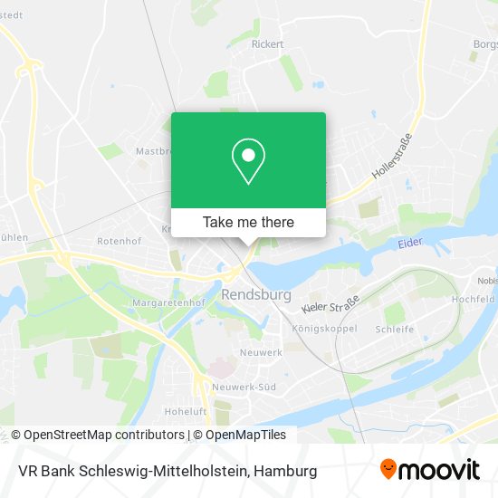 Карта VR Bank Schleswig-Mittelholstein