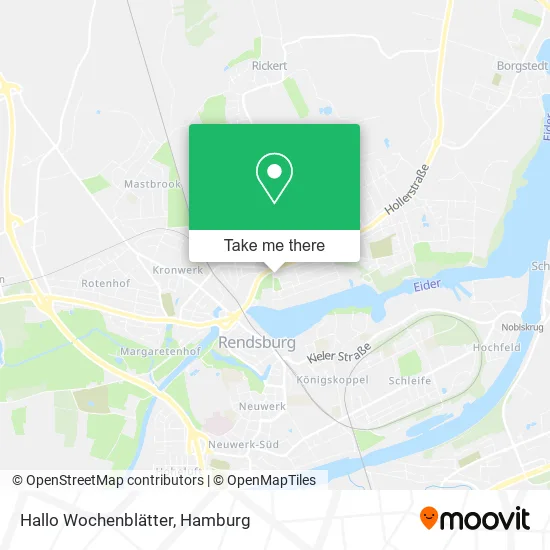 Карта Hallo Wochenblätter