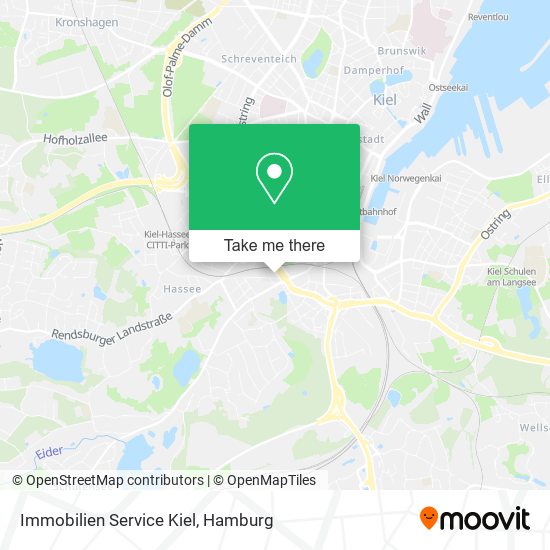 Immobilien Service Kiel map