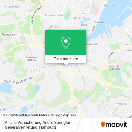 Allianz Versicherung Andre Spengler Generalvertretung map