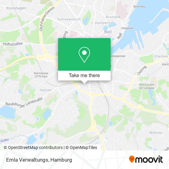 Emla Verwaltungs map