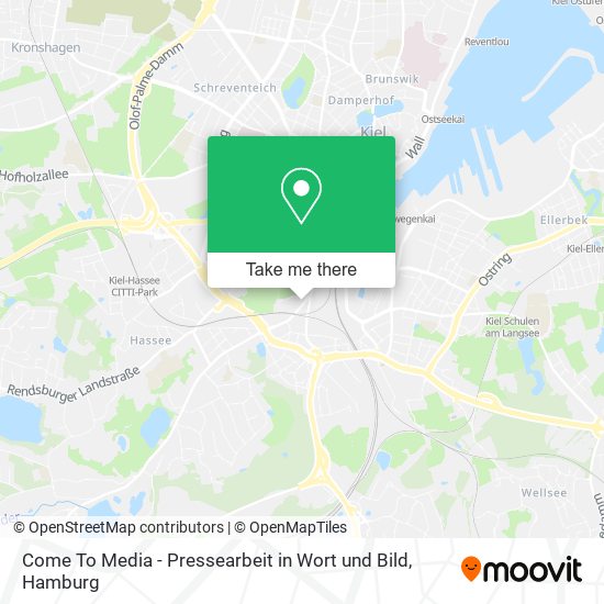 Come To Media - Pressearbeit in Wort und Bild map