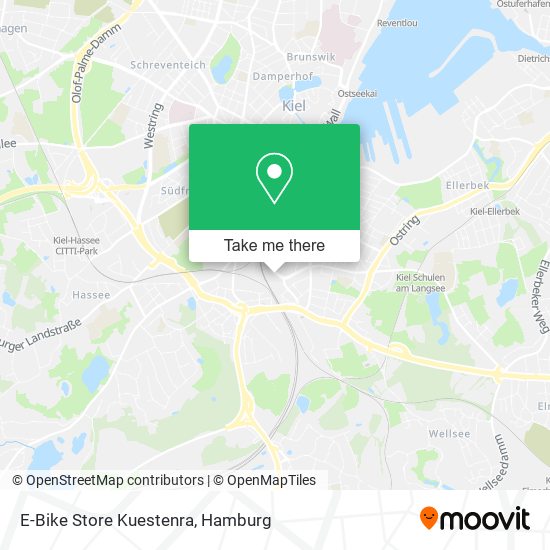 Карта E-Bike Store Kuestenra