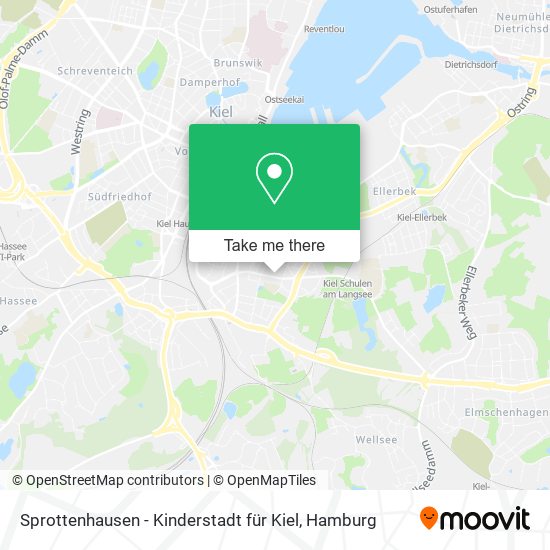 Карта Sprottenhausen - Kinderstadt für Kiel