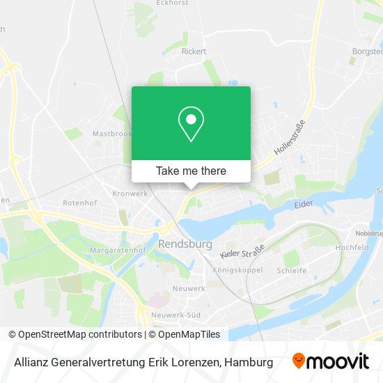 Allianz Generalvertretung Erik Lorenzen map